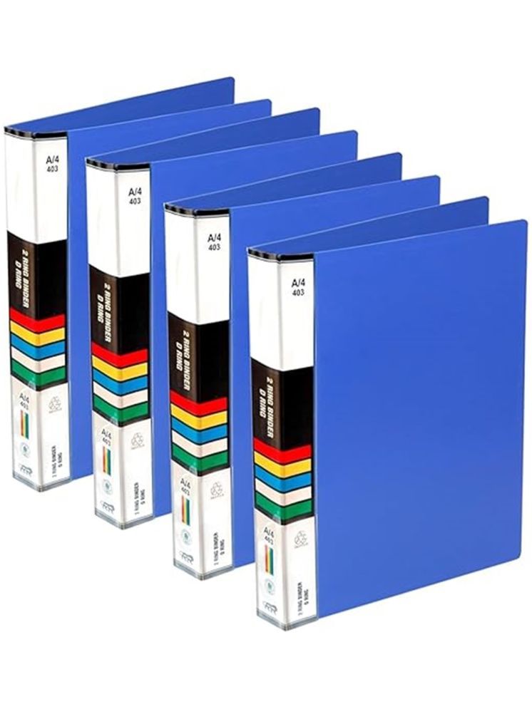     			Bluedeal Multicolor Ring Binder ( Pack of 4 )