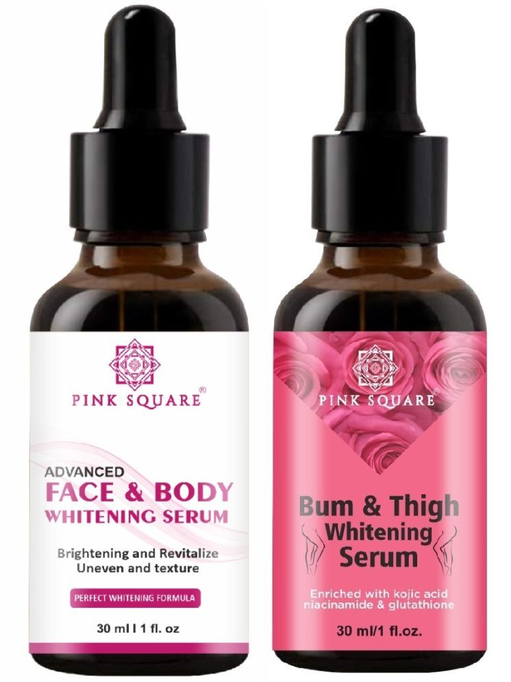     			Face and Body Whitening Serum & Bum and Thigh Serum for Men & Women (Each,30ml) Combo of 2