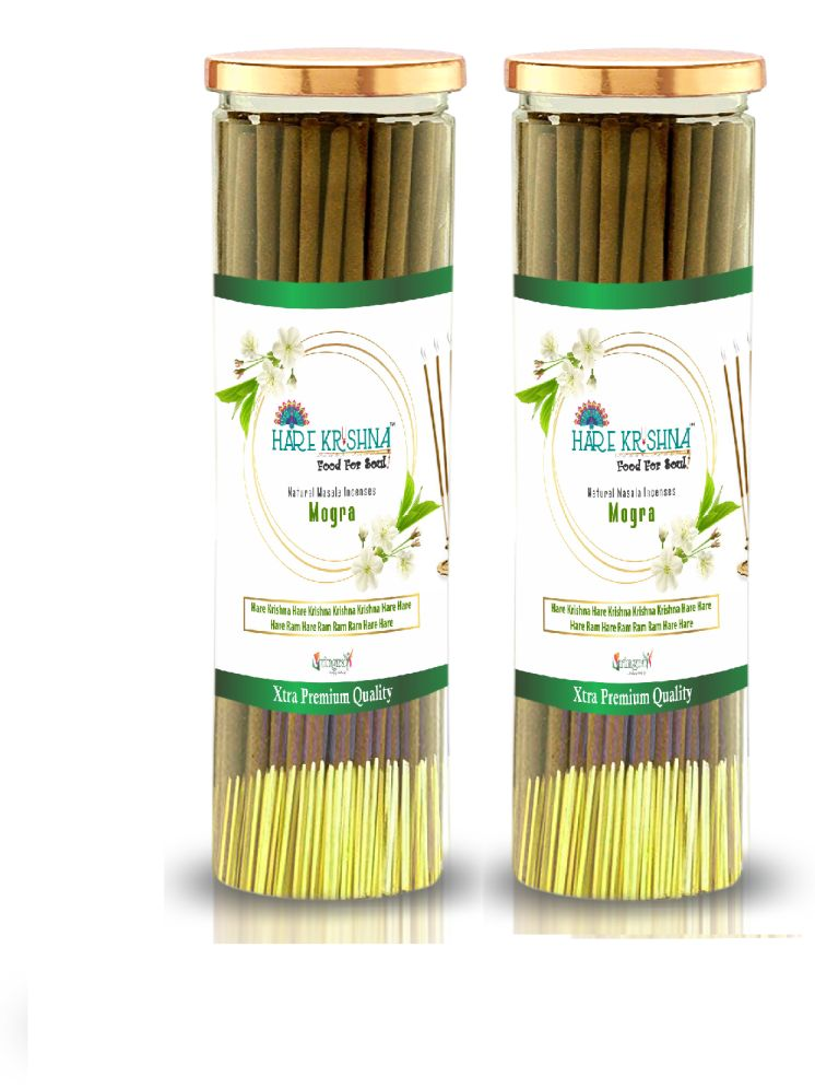     			Hare Krishna Food For Soul Incense Stick Mogra 200 gm ( Pack of 1 )