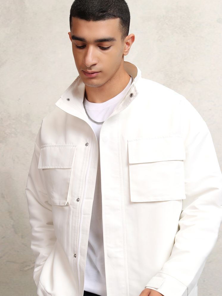     			Ketch Polyester Men's Casual Jacket - Off White ( Pack of 1 )