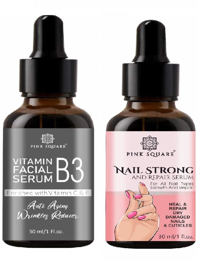     			Vitamin B3 Serum & Nail Strong Serum for Men & Women (Each,30ml) Combo of 2