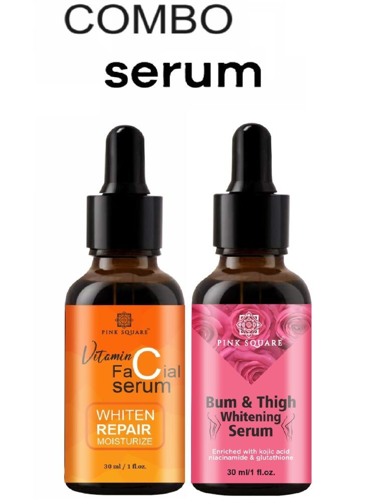     			Vitamin C Serum & Bum and Thigh Whitening Serum for Men & Women (Each,30ml) Combo of 2