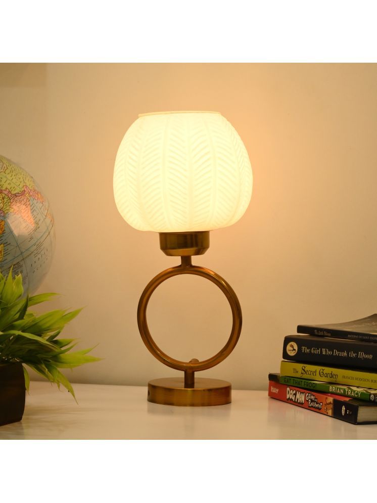     			1st Time White Decorative Table Lamp ( Pack of 1 )