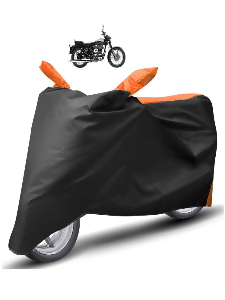     			Auto Hub Bike Body Cover for Royal Enfield Bullet 350 ( Pack of 1 ) , Orange