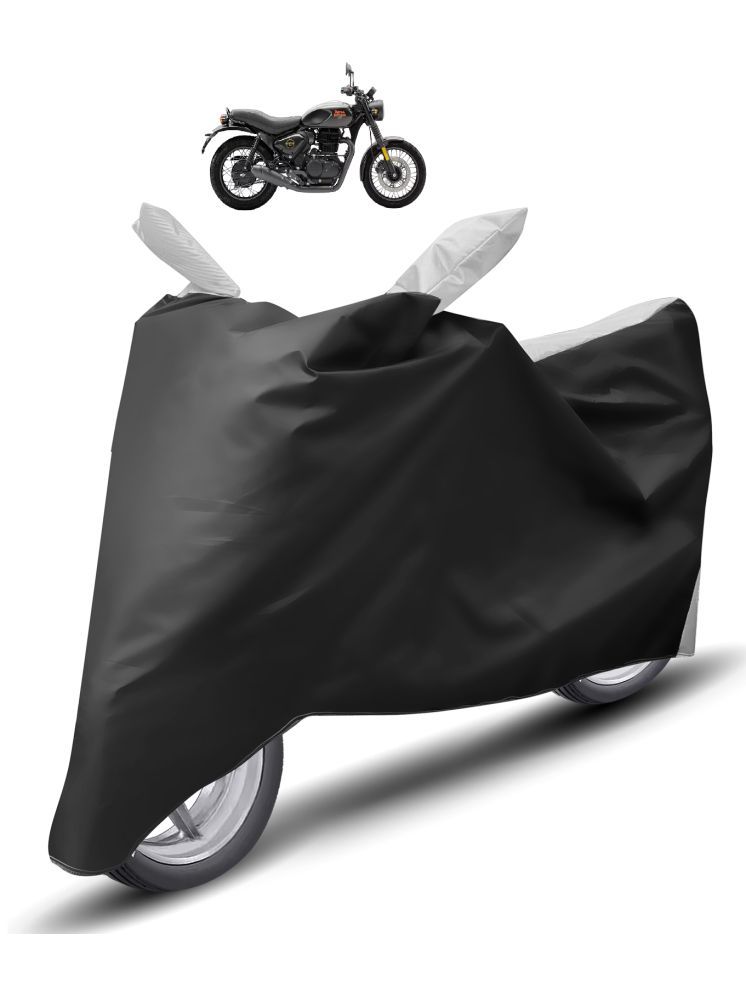     			Auto Hub Bike Body Cover for Royal Enfield All Bike Models ( Pack of 1 ) , Silver