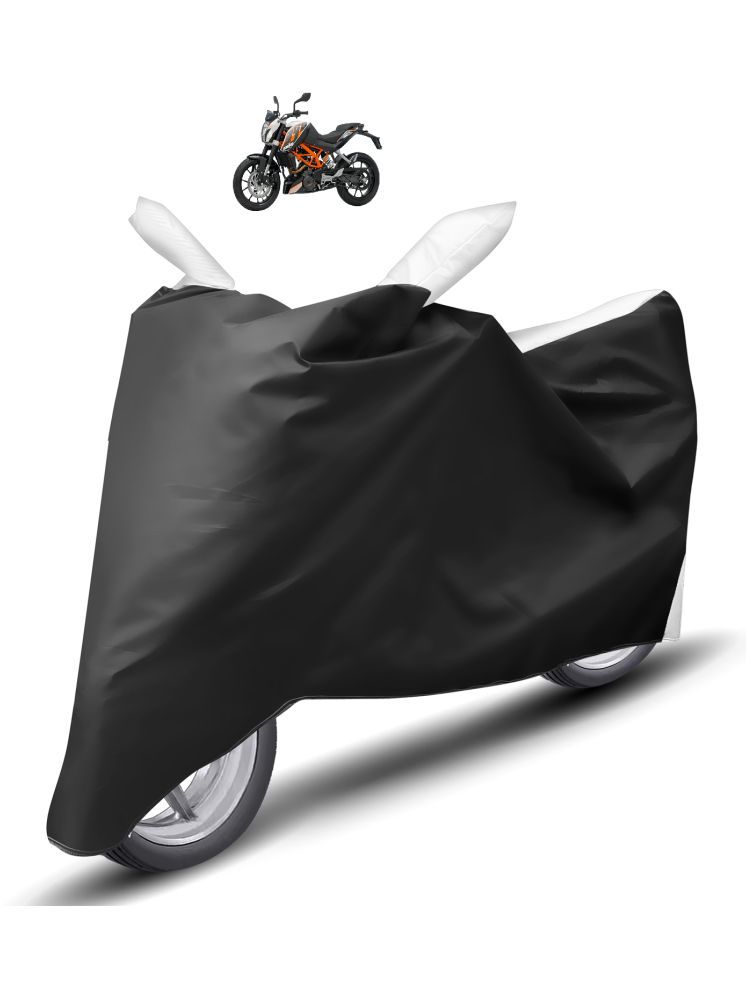     			Auto Hub Bike Body Cover for KTM Duke 390 ( Pack of 1 ) , White