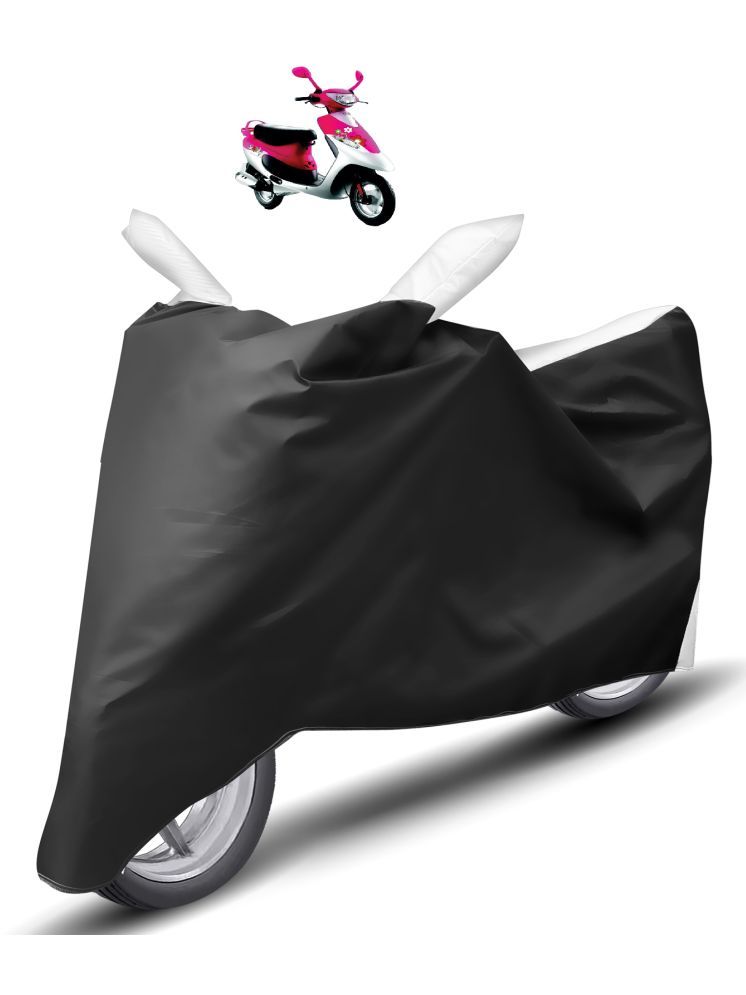     			Auto Hub Bike Body Cover for TVS Scooty Pep + ( Pack of 1 ) , White