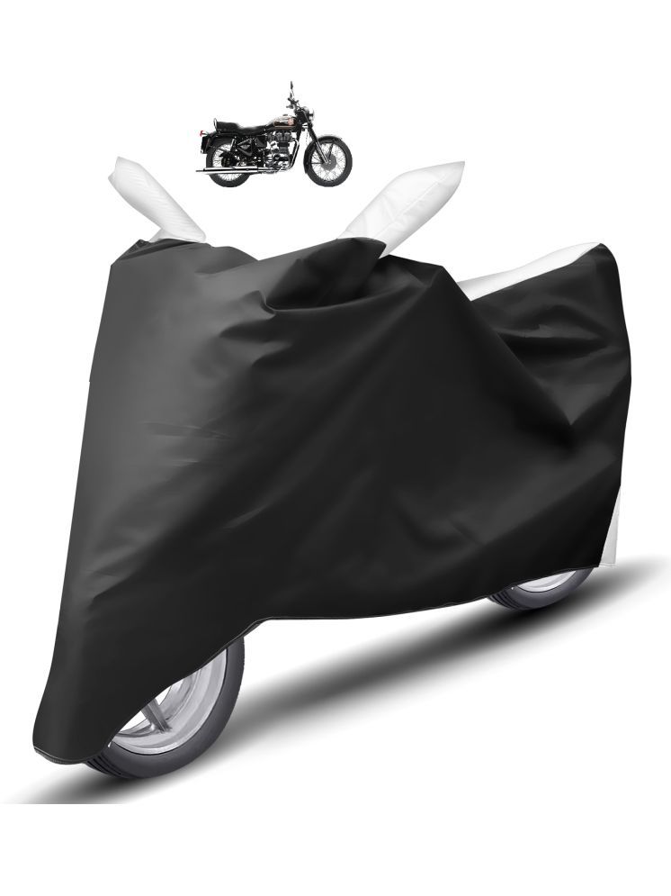     			Auto Hub Bike Body Cover for Royal Enfield Bullet 350 ( Pack of 1 ) , White