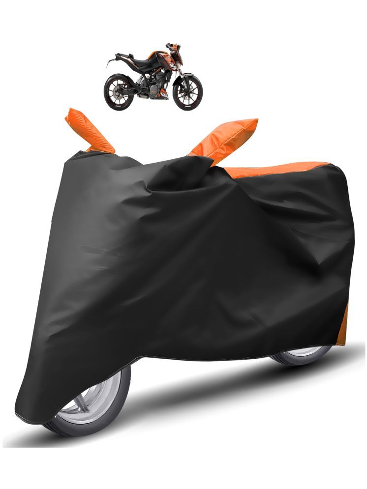     			Auto Hub Bike Body Cover for KTM Duke 200 ( Pack of 1 ) , Orange