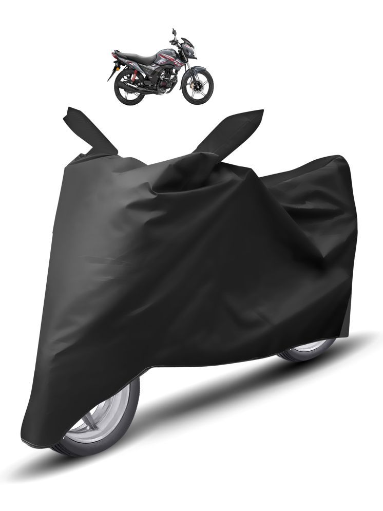     			Auto Hub Bike Body Cover for Honda All Bike Models ( Pack of 1 ) , Black