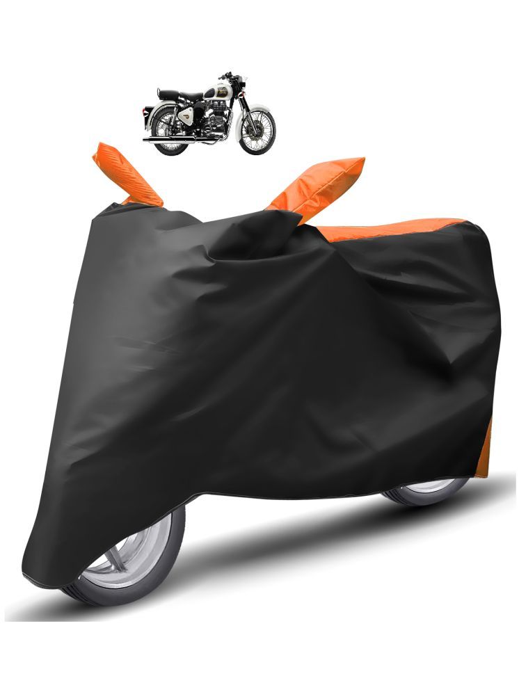     			Auto Hub Bike Body Cover for Royal Enfield Classic 350 ( Pack of 1 ) , Orange