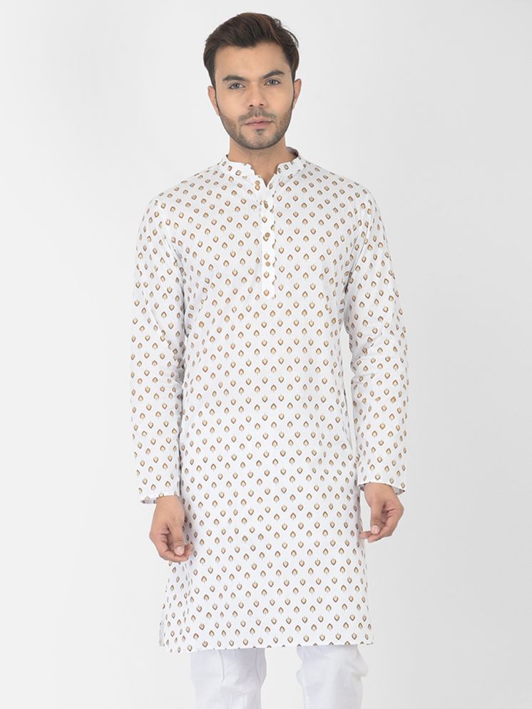     			Deyann Brown Cotton Men's Regular Kurta ( Pack of 1 )