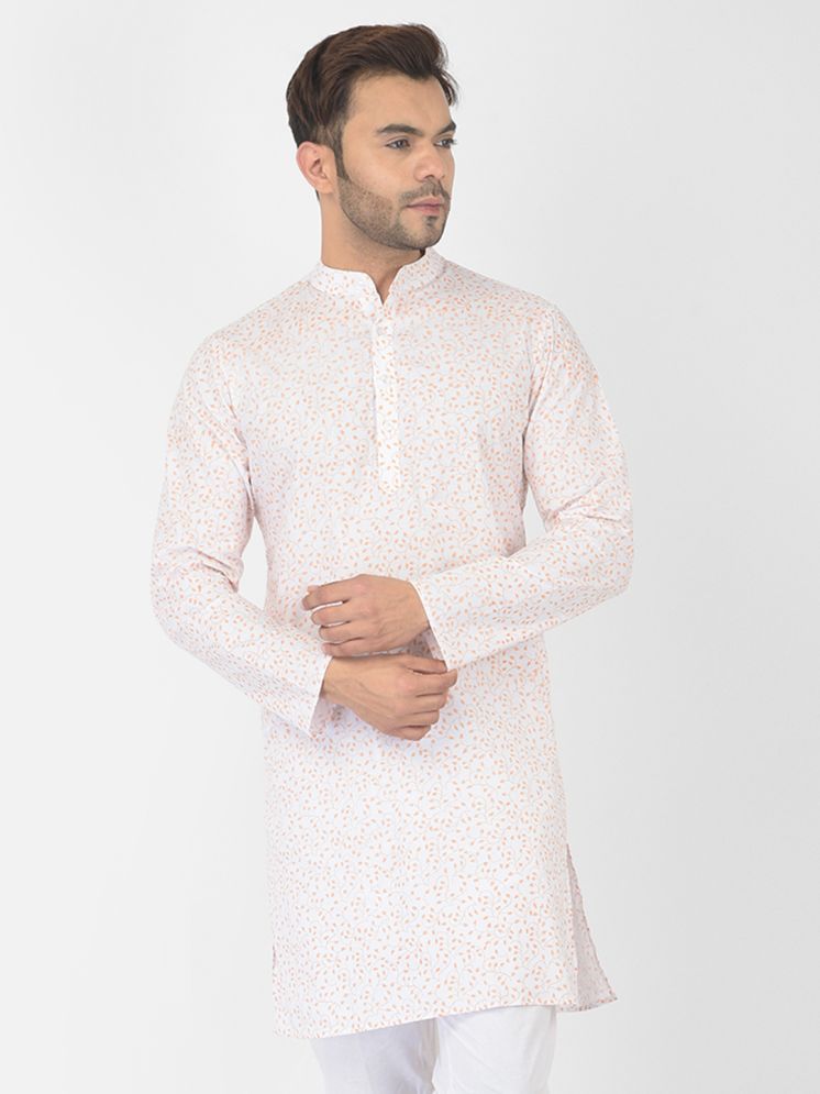     			Deyann Orange Cotton Men's Regular Kurta ( Pack of 1 )