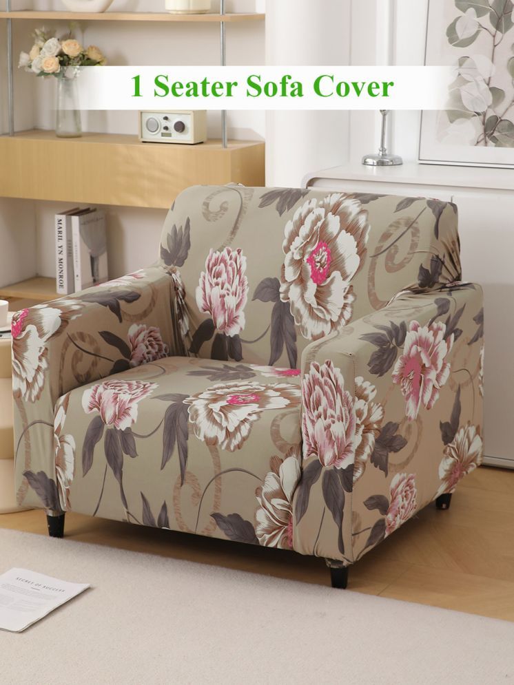     			HOKIPO 1 Seater Polyester Sofa Cover ( Pack of 1 )