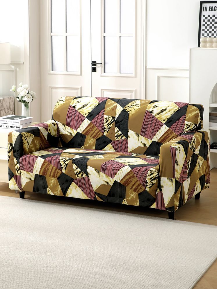     			HOKIPO 2 Seater Polyester Sofa Cover ( Pack of 1 )