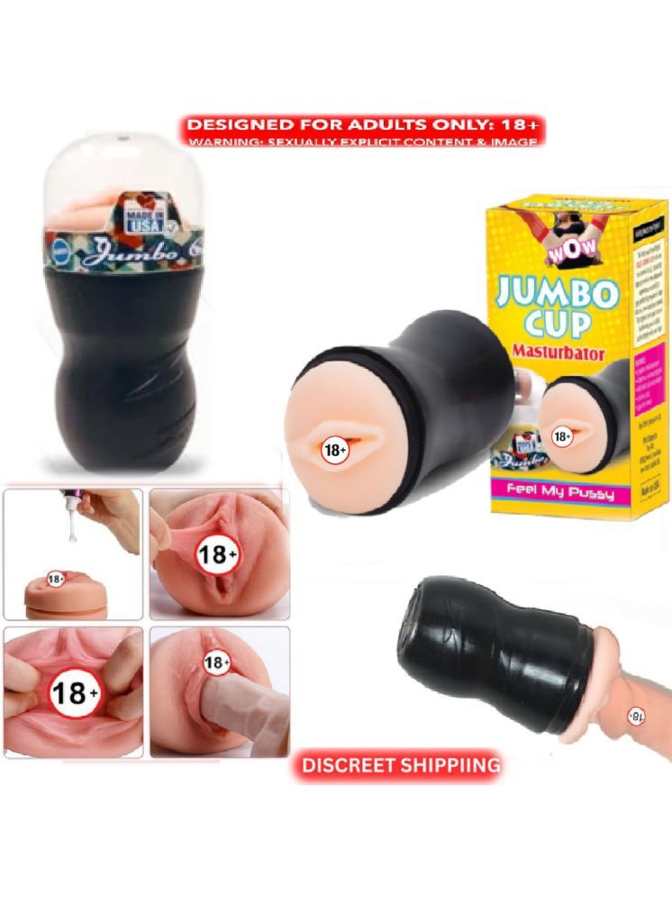     			Jumbo Cup Pocket Pussy Male Masturbator Sex Toy For Men  Easily Take in Hand or Enjoy Sex Time, LOW PRICE