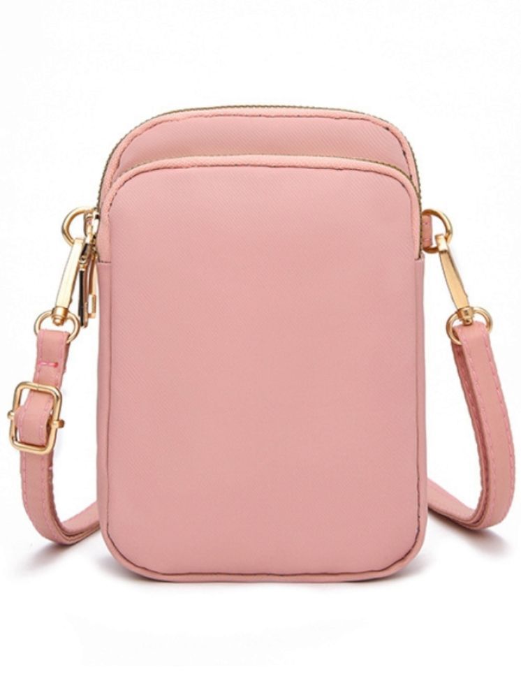     			Santorini Pink Fabric Sling Bag