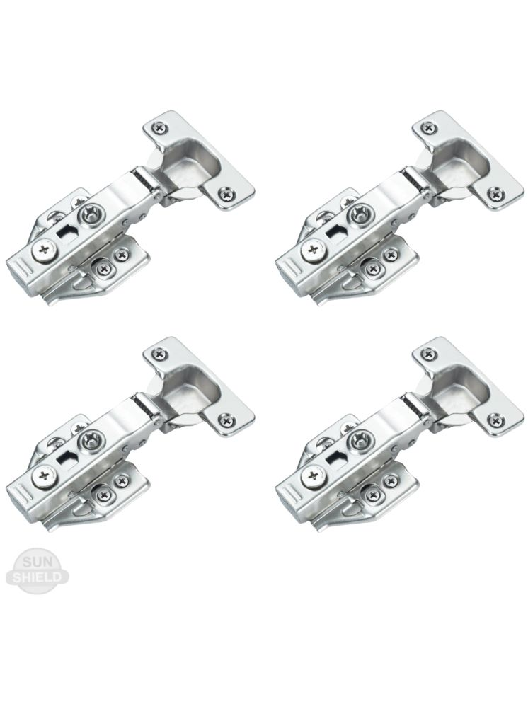     			Sun Shield High Quality Chrome Finish 2D Hinge Set of 4 Pcs