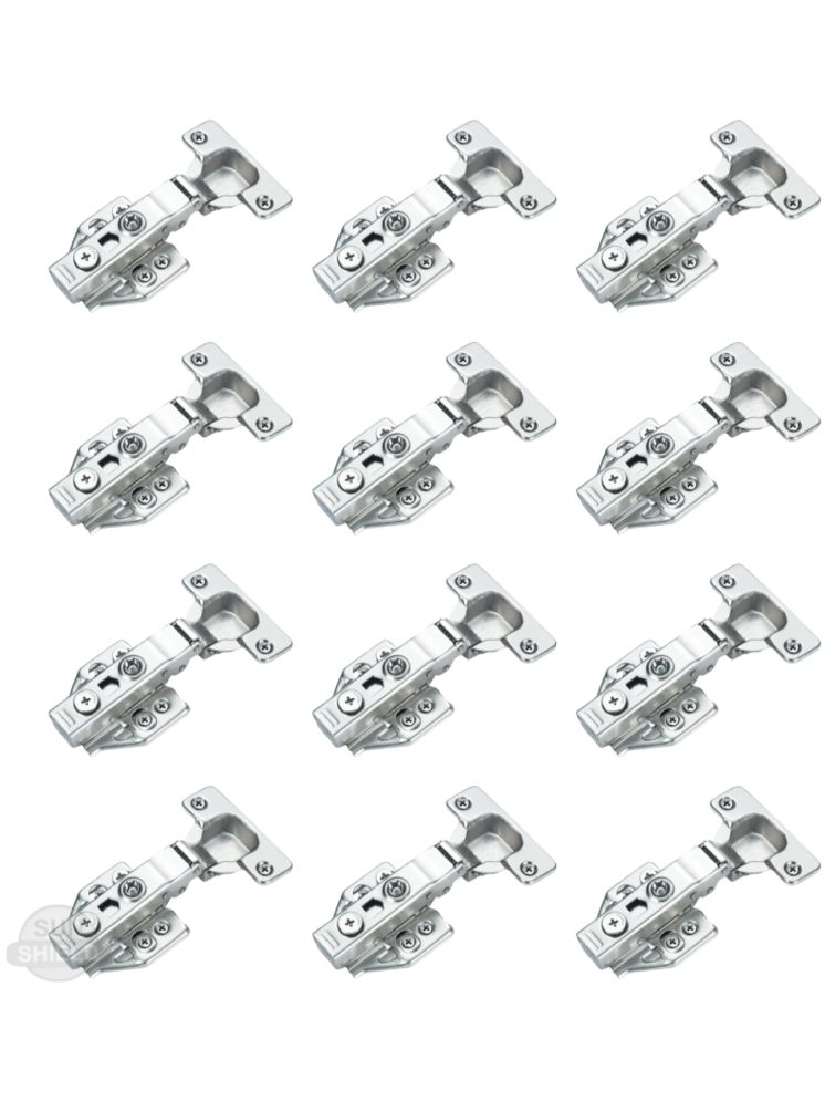     			Sun Shield High Quality Chrome Finish 2D Hinge Set of 12 Pcs