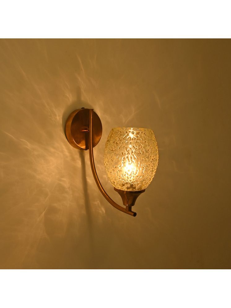     			1st Time Gold Down Light Wall Lamp ( Pack of 1 )