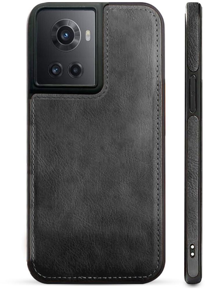     			Maggzoo Plain Cases Compatible For Leather Oneplus 10R 5g ( Pack of 1 )