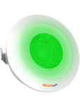 Gearup 2 Watt Candy Led Compact Design Ceiling Spot Light For Cabinets & Wardrobes| Cutout - 4 Cm (Green, Pack Of 1 )