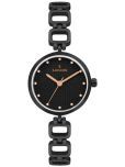 LOGUES WATCHES Analog Black Dial Women'S Watch | litres E 707 Nm-03 | 3 ATM Water Resistant