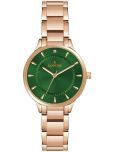 LOGUES WATCHES Analog Green Dial Women'S Watch | litres E 714 Wm-10 | 3 ATM Water Resistant