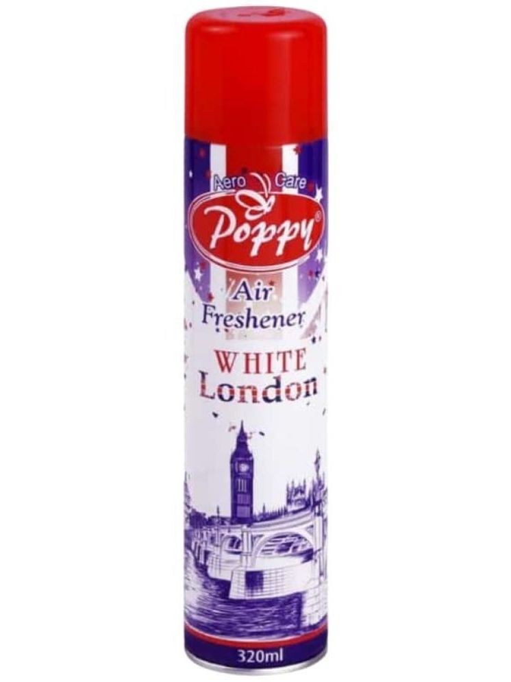     			Aero Care Poppy White London Air Freshener Room Fragrant Spray 320 ml (Pack of 1)