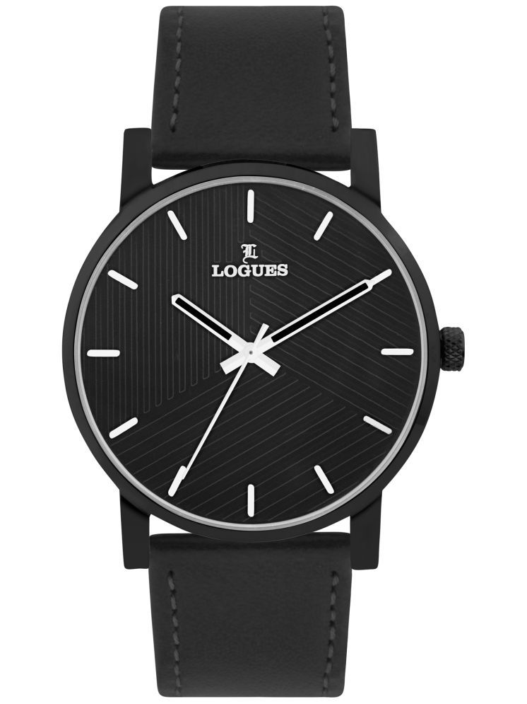     			LOGUES WATCHES Analog Black Dial Men'S Watch | G E 856 Nl-03 | 3 ATM Water Resistant