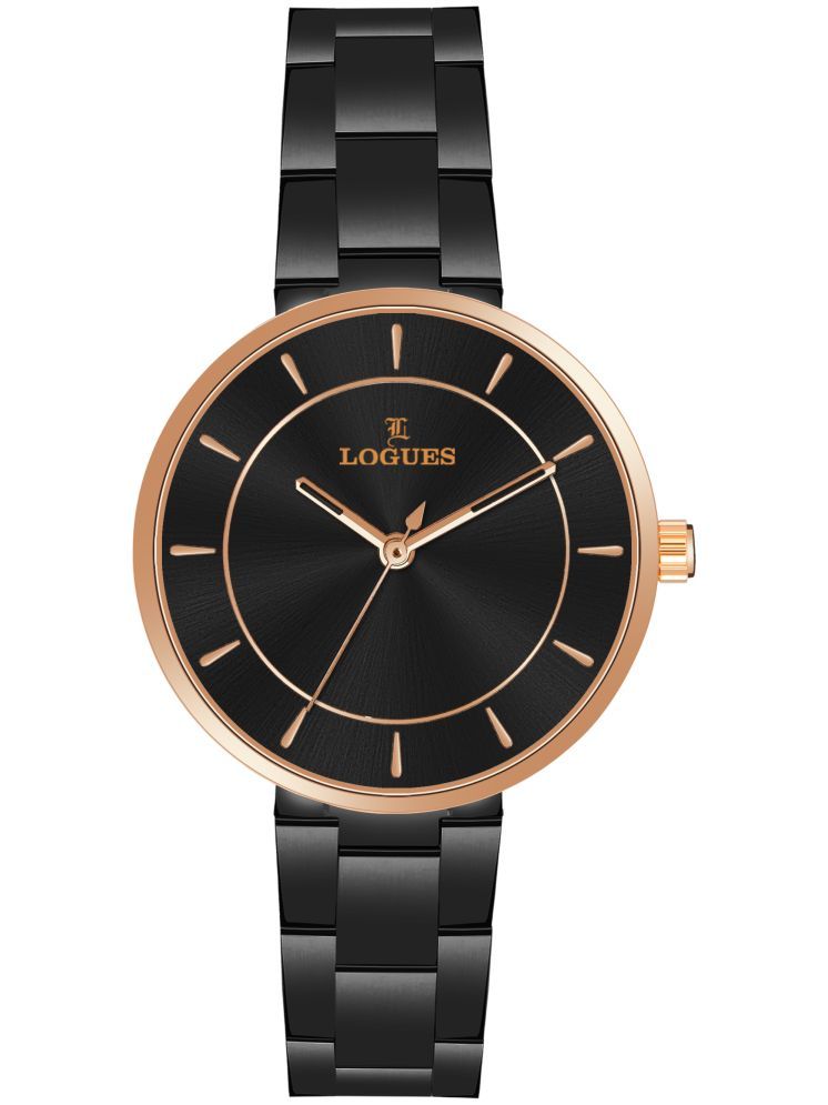     			LOGUES WATCHES Analog Black Dial Women'S Watch | L 6181 Wnm-03 | 3 ATM Water Resistant