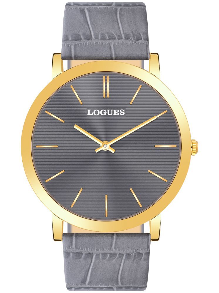     			LOGUES WATCHES Analog Grey Dial Men'S Watch | G 1457 Yl-27 | 3 ATM Water Resistant