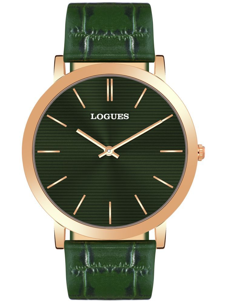     			LOGUES WATCHES Analog Green Dial Men'S Watch | G 1457 Wl-10 | 3 ATM Water Resistant