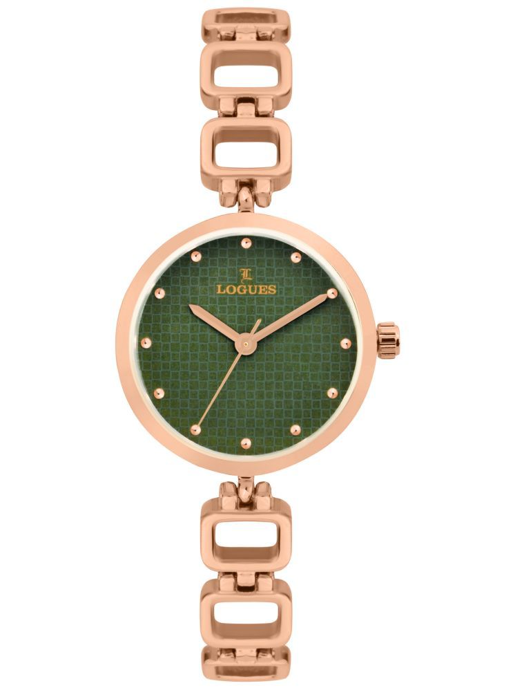     			LOGUES WATCHES Analog Green Dial Women'S Watch | L E 707 Wm-10 | 3 ATM Water Resistant