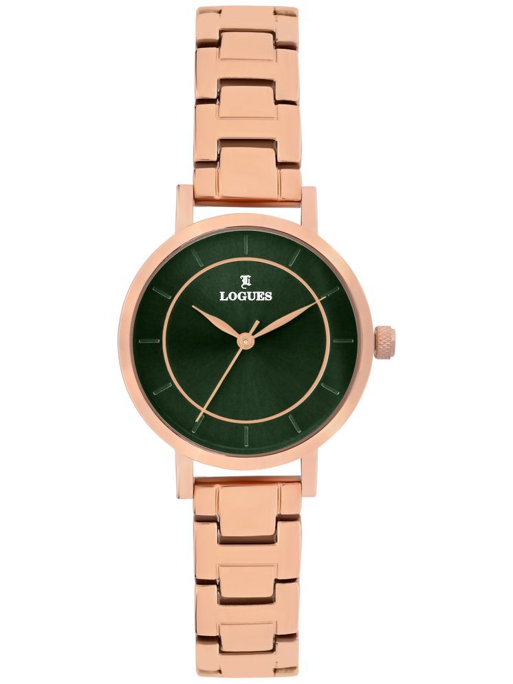     			LOGUES WATCHES Analog Green Dial Women'S Watch | L E 796 Wm-10 | 3 ATM Water Resistant