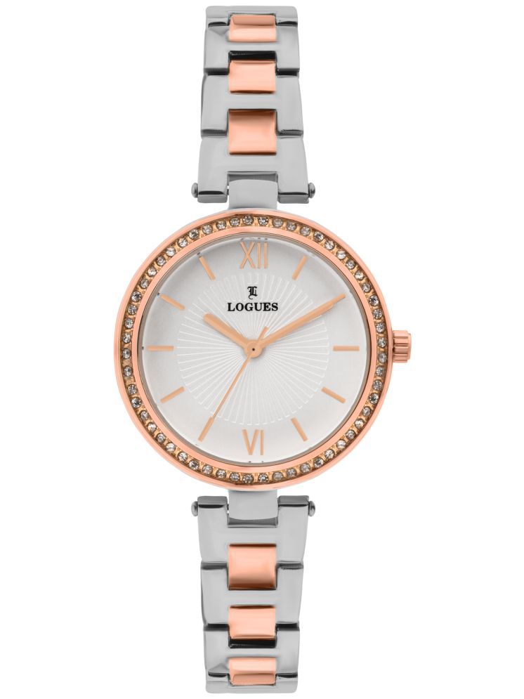     			LOGUES WATCHES Analog Silver Dial Women'S Watch | L 6178 Bwm-02 | 3 ATM Water Resistant