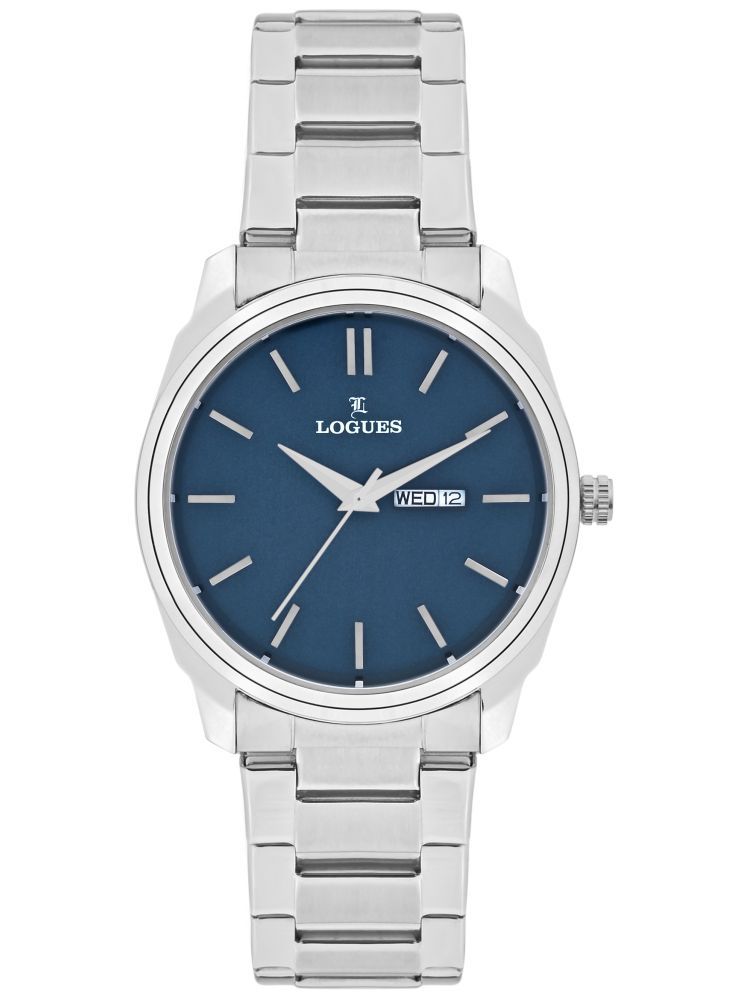     			LOGUES WATCHES Analog Blue Dial Men'S Watch | G E 455 Smd-04 | 3 ATM Water Resistant