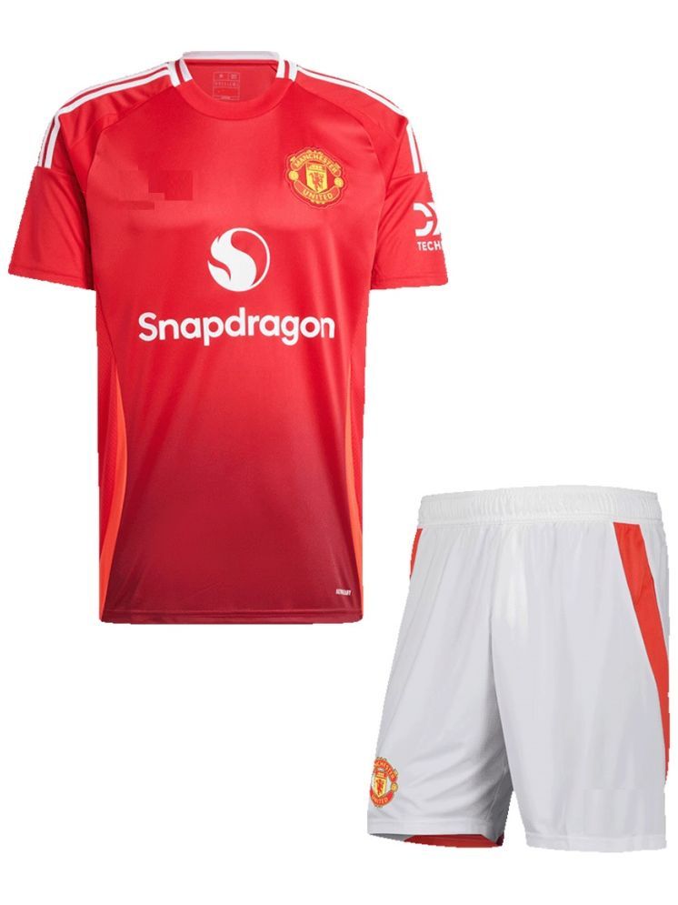     			MANCHASTR UNITED HOME SET 2024/25 JERSEY & SHORT FOR MEN & WOMEN UNISEX