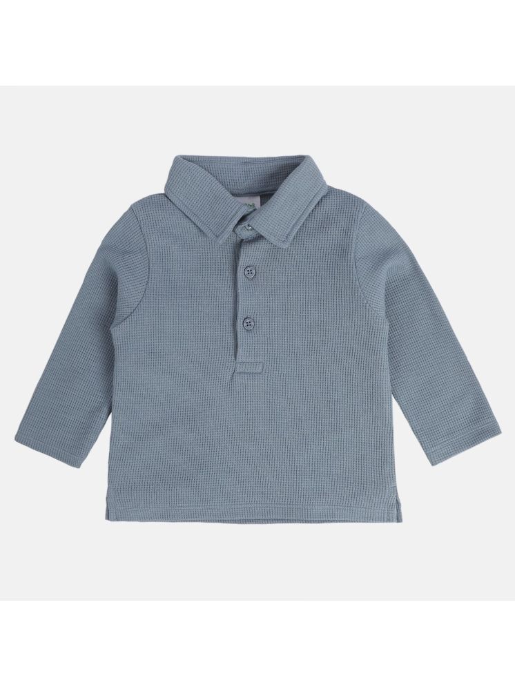     			MINI KLUB Pack of 1 Boys Cotton Blend Polo T-Shirt ( Gray )