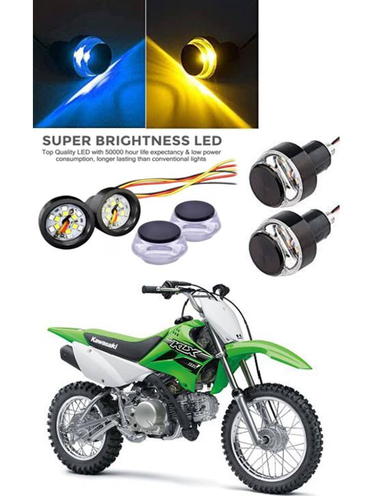     			Rustproof, Waterproof Indicator Light/Handle Light (Multicolor) For Kawasaki KLX 140