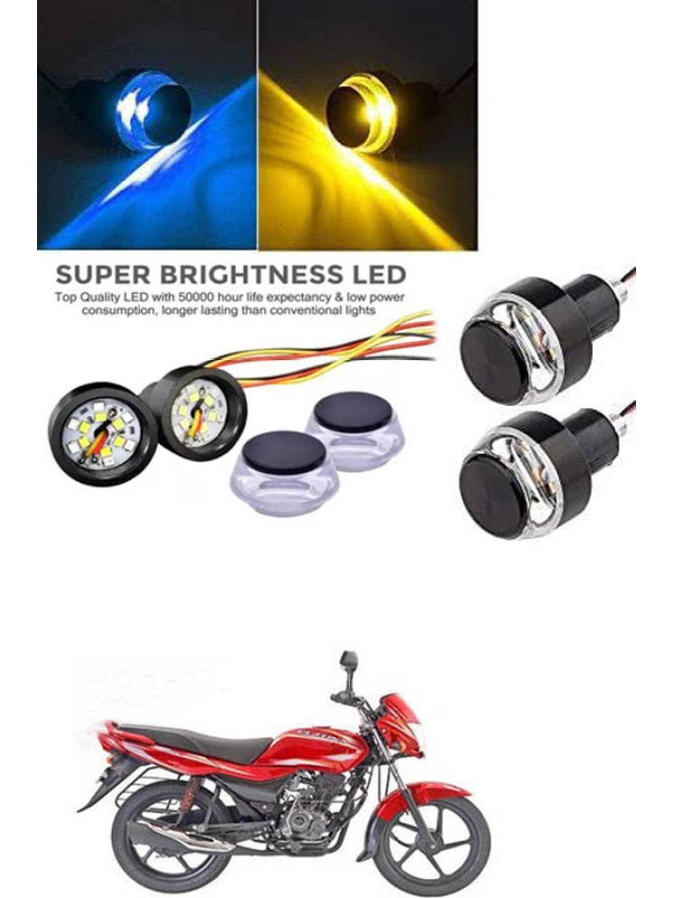     			Rustproof, Waterproof Indicator Light/Handle Light (Multicolor) For Bajaj Platina 100 DTS-i