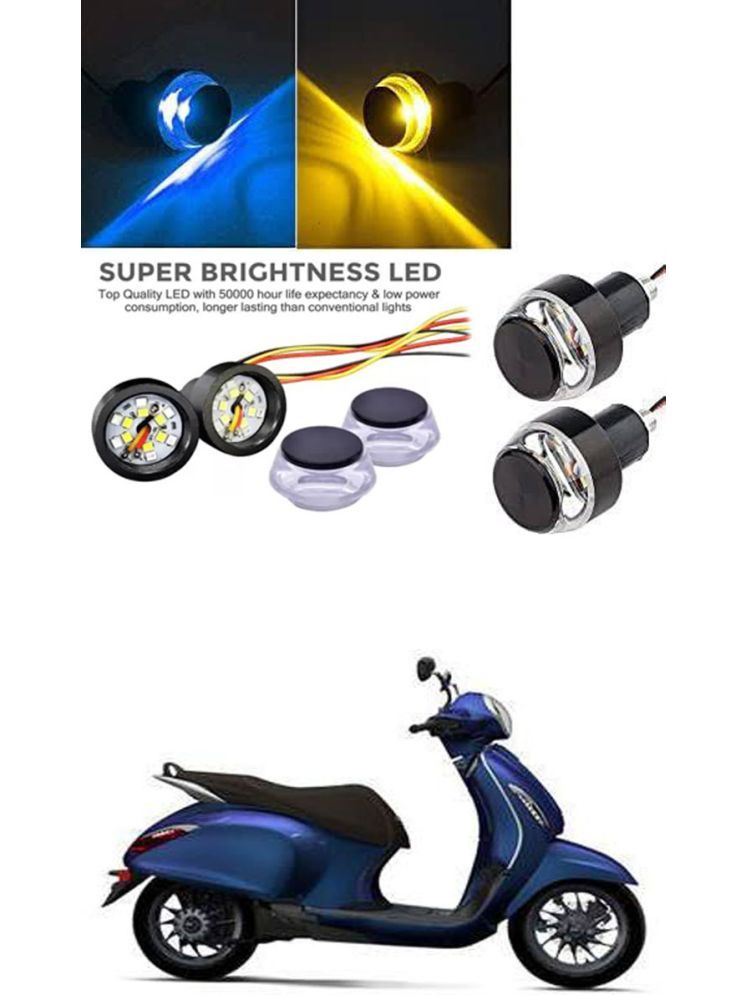     			Rustproof, Waterproof Indicator Light/Handle Light (Multicolor) For Bajaj Chetak