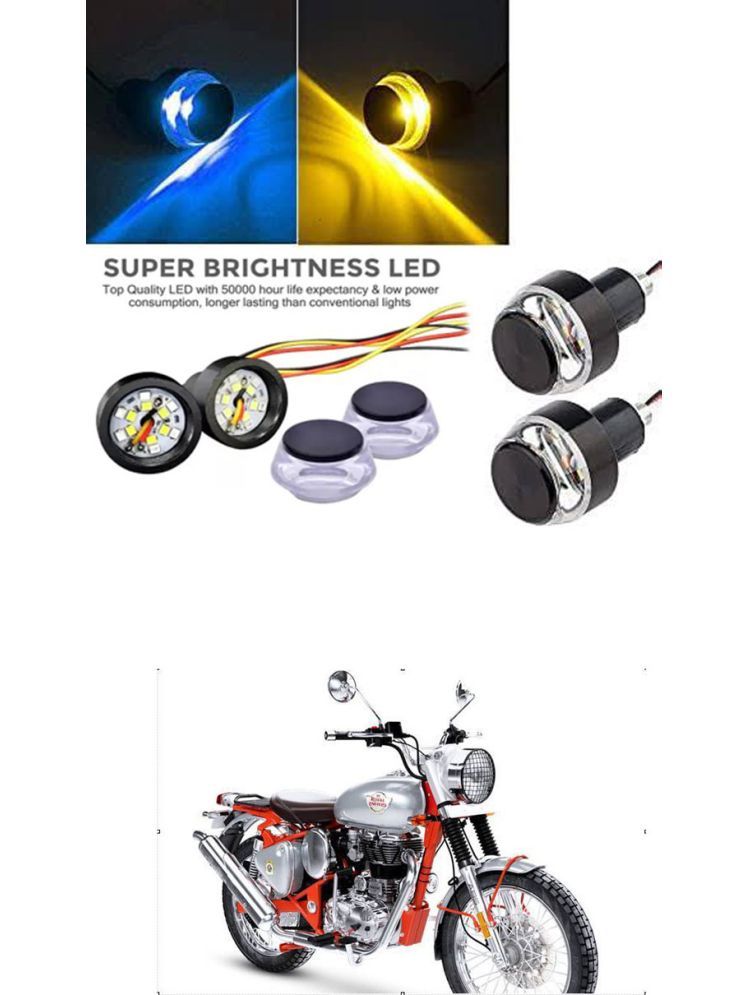     			Rustproof, Waterproof Indicator Light/Handle Light (Multicolor) For Royal Enfield Bullet Trials 350