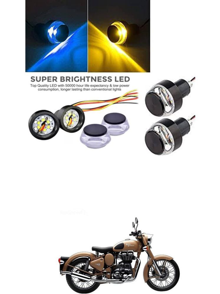     			Rustproof, Waterproof Indicator Light/Handle Light (Multicolor) For Royal Enfield Classic Desert Storm