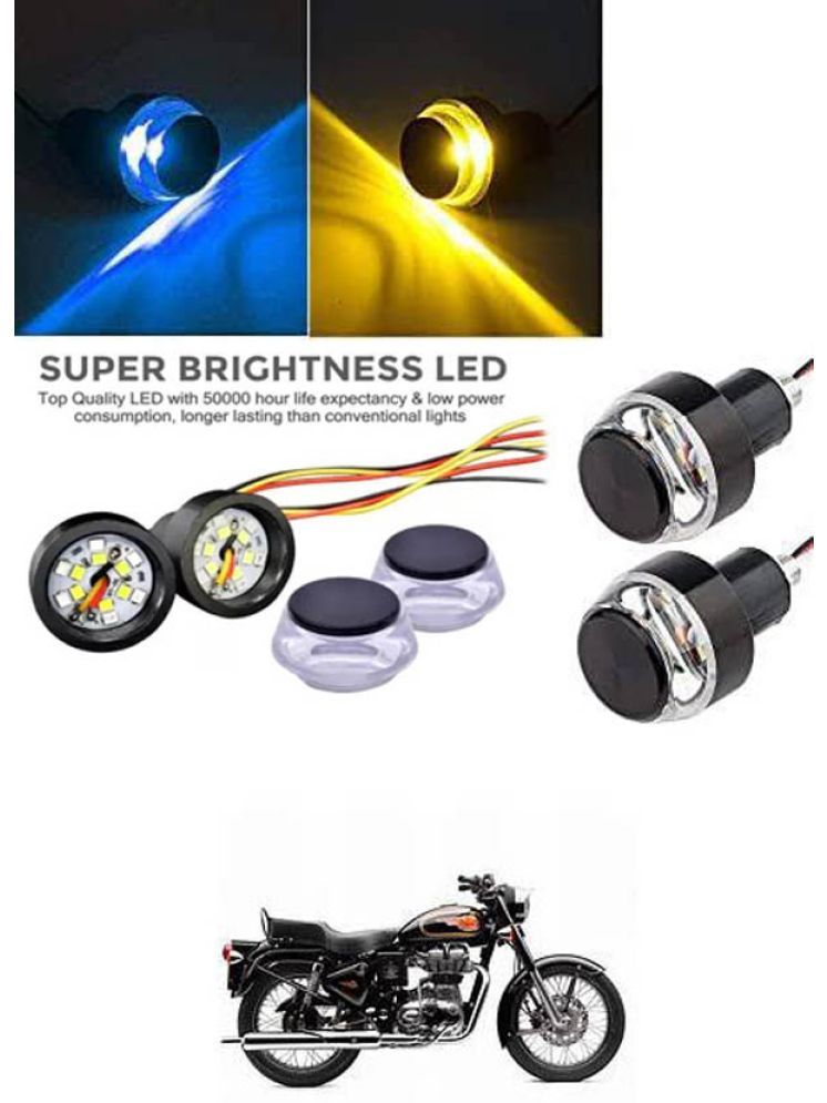     			Rustproof, Waterproof Indicator Light/Handle Light (Multicolor) For Royal Enfield Bullet 500