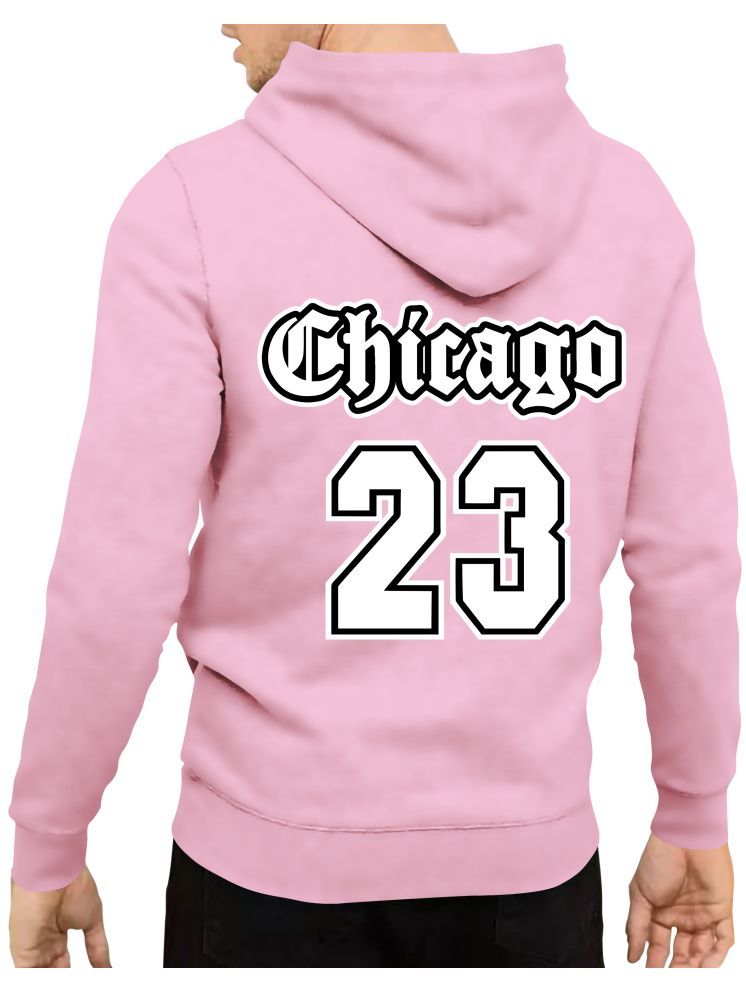     			fashion and youth Cotton Blend Hooded Men's Sweatshirt - Pink ( Pack of 1 )