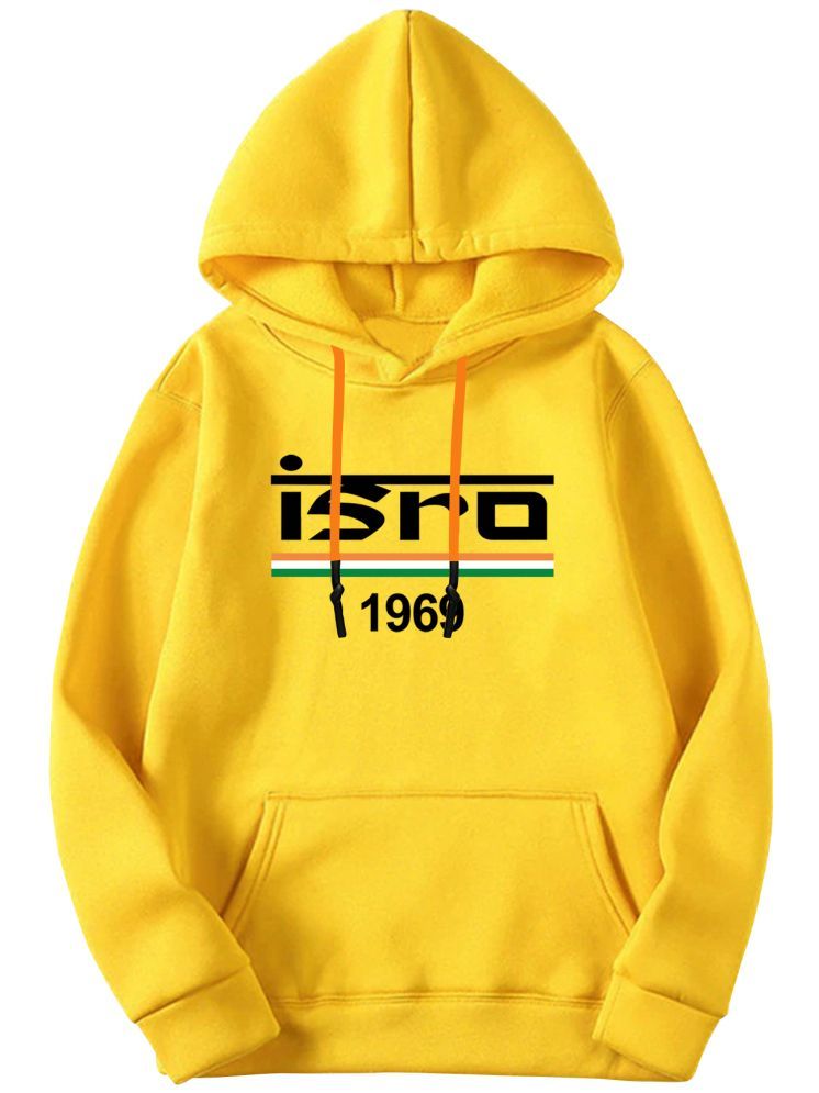     			fashion and youth Cotton Blend Hooded Men's Sweatshirt - Yellow ( Pack of 1 )