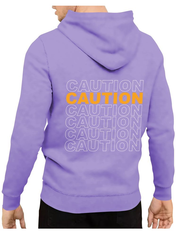     			fashion and youth Cotton Blend Hooded Men's Sweatshirt - Purple ( Pack of 1 )