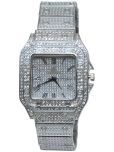 Viser Silver Metal Analog Womens Watch