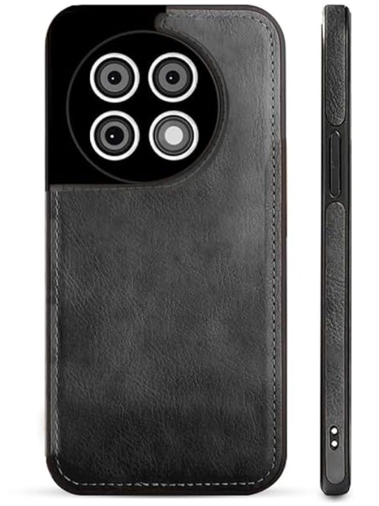     			Gemesha Plain Cases Compatible For Leather Oneplus 11 ( Pack of 1 )